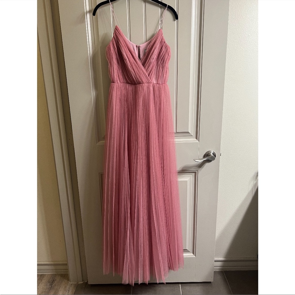 NWT! ASOS pinky/mauve tulle maxi dress